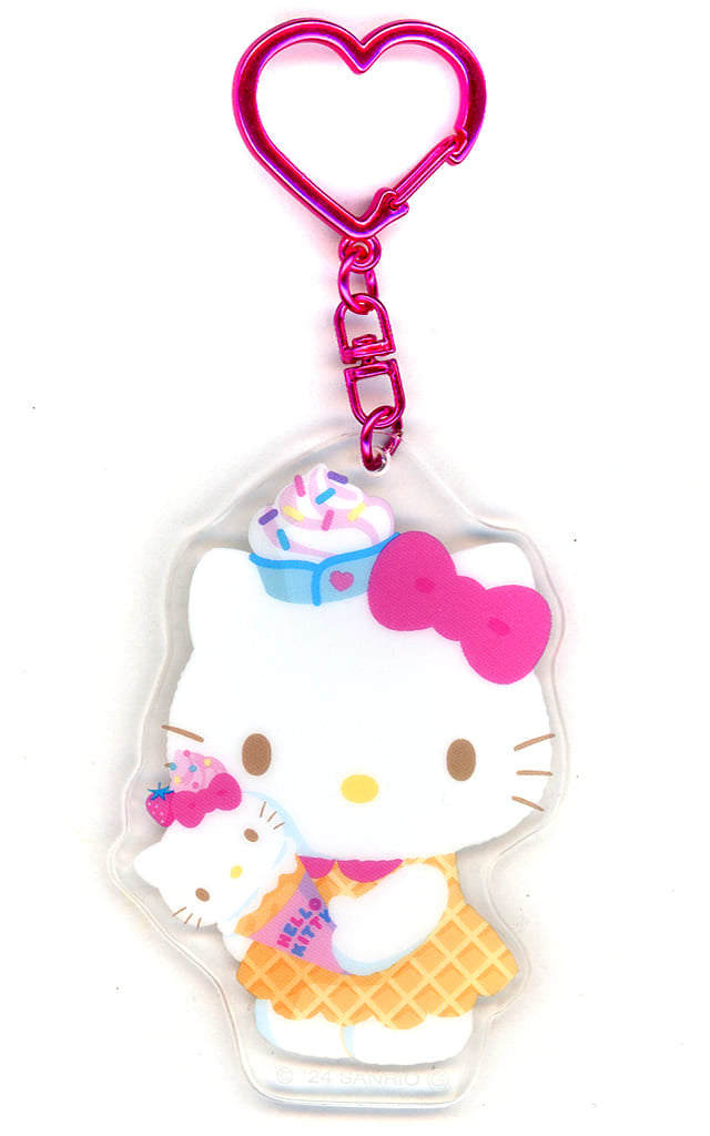 SANRIO CHARACTERS ICE CREAM ACRYLIC KEYCHAIN BLIND BOX