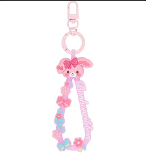 SANRIO ORIGINAL BONBONRIBBON RUBBER CORE KEYCHAIN