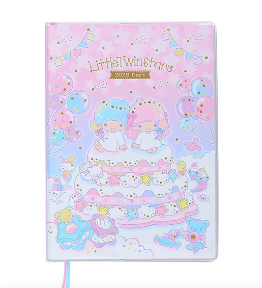 SANRIO ORIGINAL LITTLE TWIN STARS BLOCK TYPE B6 DIARY 2026