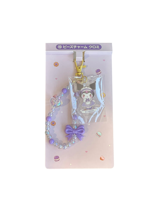 SANRIO ORIGINAL MY MELODY & KUROMI 2026 KUJI #10 KUROMI BEAD CHARM