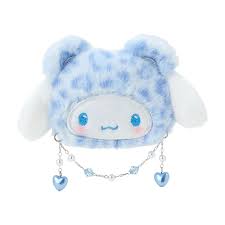 SANRIO JAPAN ORIGINAL CINNAMOROLL FACE SHAPED HAIR CLIP LEOPARD BEAR