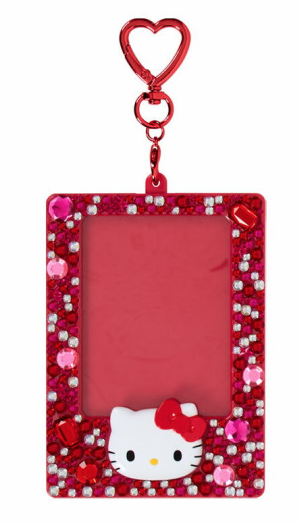 SANRIO ORIGINALL HELLO KITTY ENJOY IDOL SPARKLING STONES TRADING CARD HOLDER