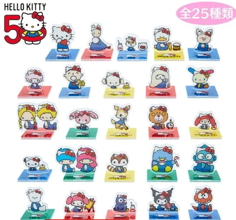 SANRIO JAPAN ORIGINAL CHARACTERS 50TH ANNIVERSARY FIGURES PLAQUE B BLIND BOX