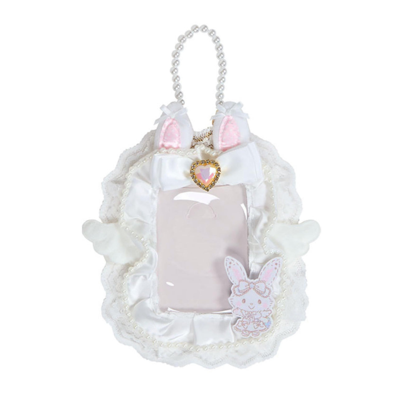 SANRIO ORIGINAL TRADING CARD HOLDER ENJOY IDOL PURE WHITE ANGEL CHARACTERS