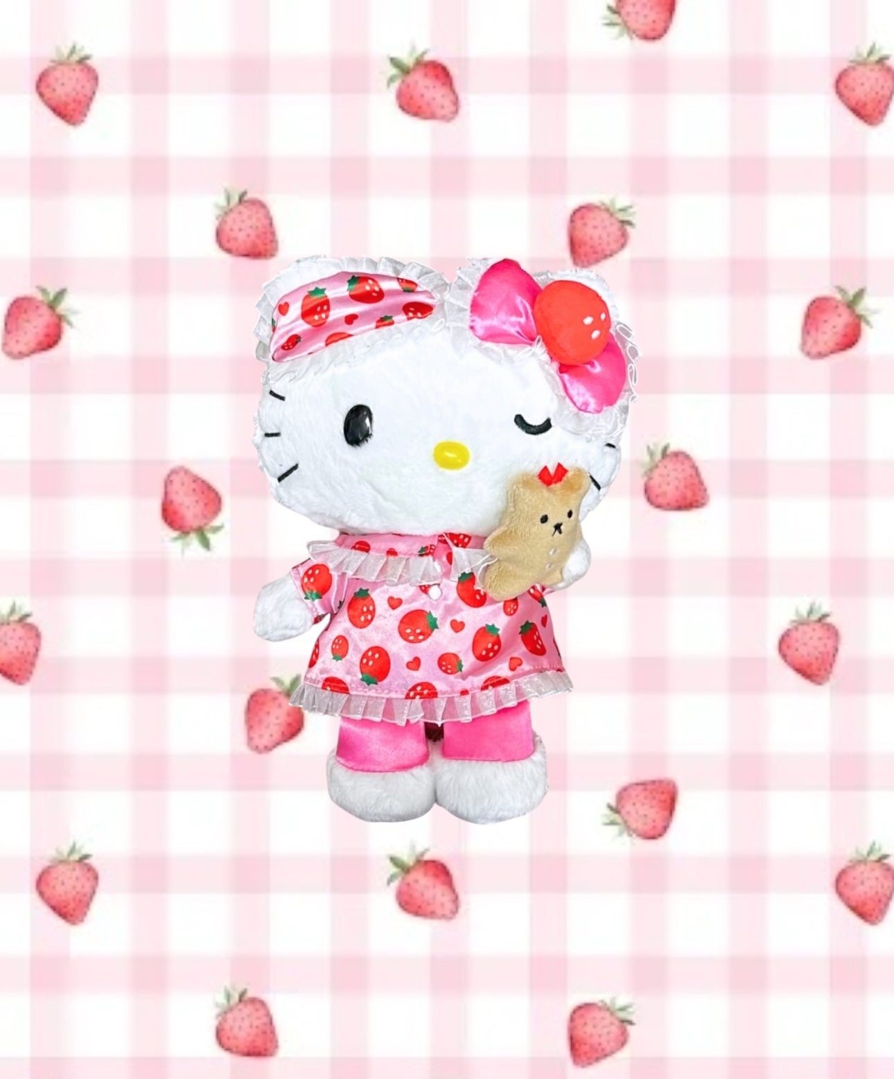 SANRIO HELLO KITTY 7 IN PLUSH NIGHTWEAR FASHION