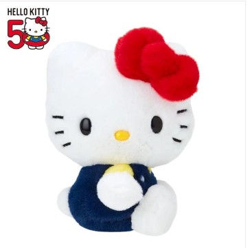 SANRIO JAPAN ORIGINAL HELLO KITTY 50TH ANNIVERSARY PLUSH CLASSIC