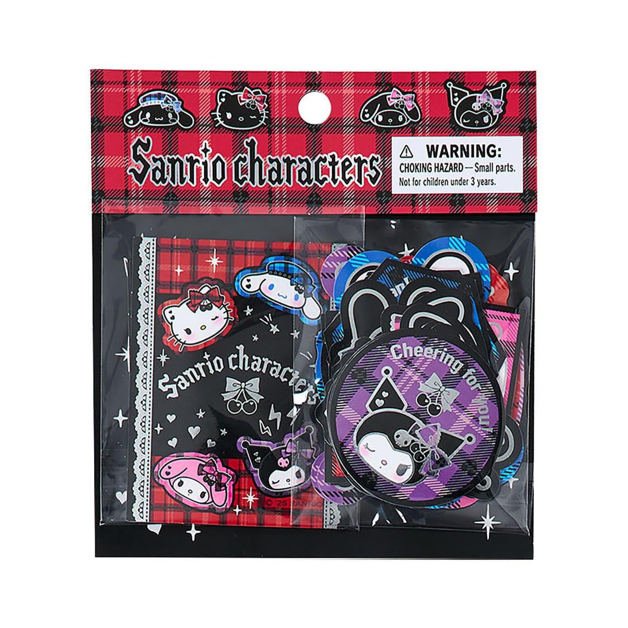 SANRIO ORIGINAL CHARACTERS STICKER SET SWEET ROCK N CHECK