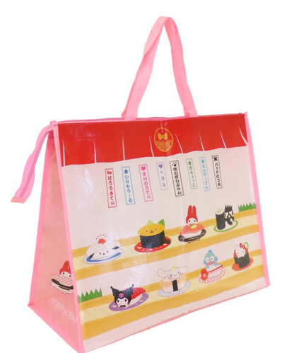 SANRIO ORIGINAL SUSHI SHOPPING BAG (XL) PINK
