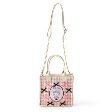 JAPAN ORIGINAL HELLO KITTY 2 WAY MINI HANDBAG / CROSS BAG DREAM RIBBON