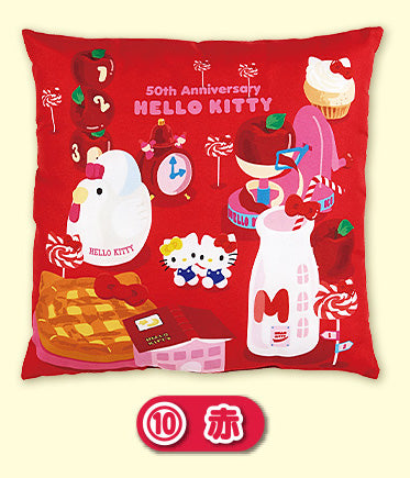 SANRIO HELLO KITTY 2023 KUJI SMALL CUSHION RED # 10