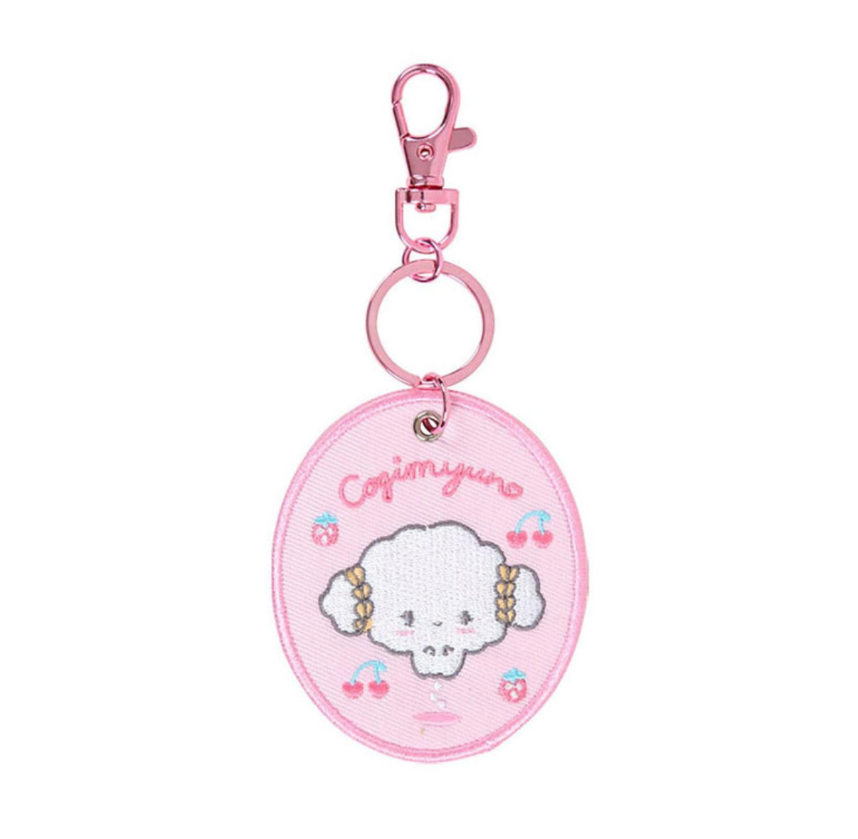 SANRIO COGIMYUN EMBROIDERED PATCH KEYCHAIN