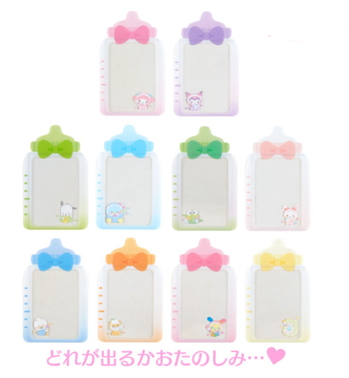 SANRIO JAPAN ORIGINAL CHARACTERS HARD CARD CASE ENJOY IDOL MILK BOTTLE BLIND BOX