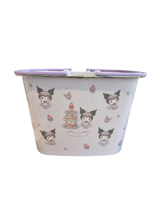 SANRIO ORIGINAL MY MELODY & KUROMI 2026 KUJI #6 KUROMI PLASTIC BASKET