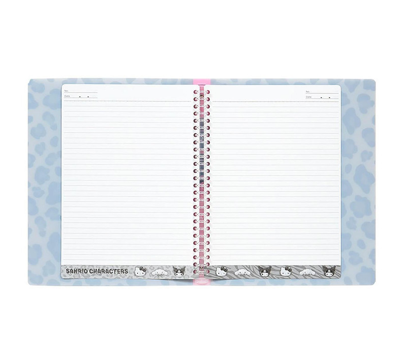 SANRIO ORIGINAL HELLO KITTY B5 26 HOLE BINDER MONOTONE ANIMAL