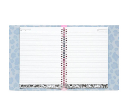 SANRIO ORIGINAL HELLO KITTY B5 26 HOLE BINDER MONOTONE ANIMAL