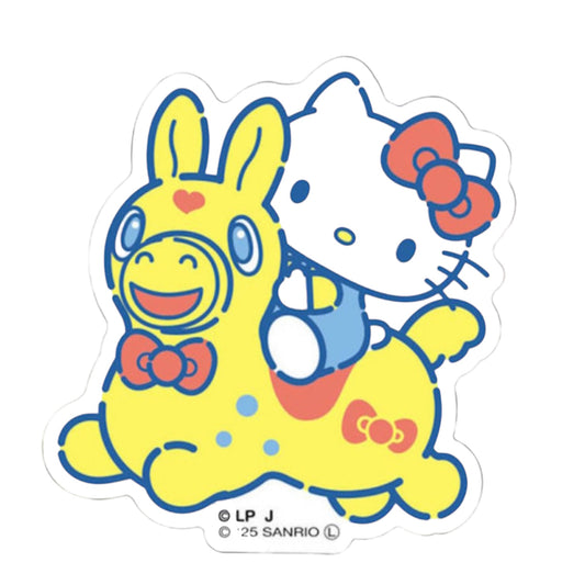 SANRIO ORIGINAL HELLO KITTY BIG STICKER RODY BOUNCE HORSE