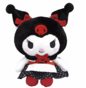 SANRIO KUROMI 9 INCHES PLUSH RETRO RED