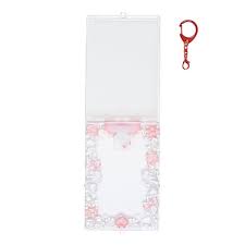 SANRIO JAPAN ORIGINAL HELLO KITTY CARD HOLDER ENJOY IDOL LACE BOW