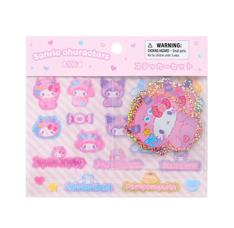 SANRIO ORIGINAL CHARACTERS STICKER SET COLORFUL POP MONSTER