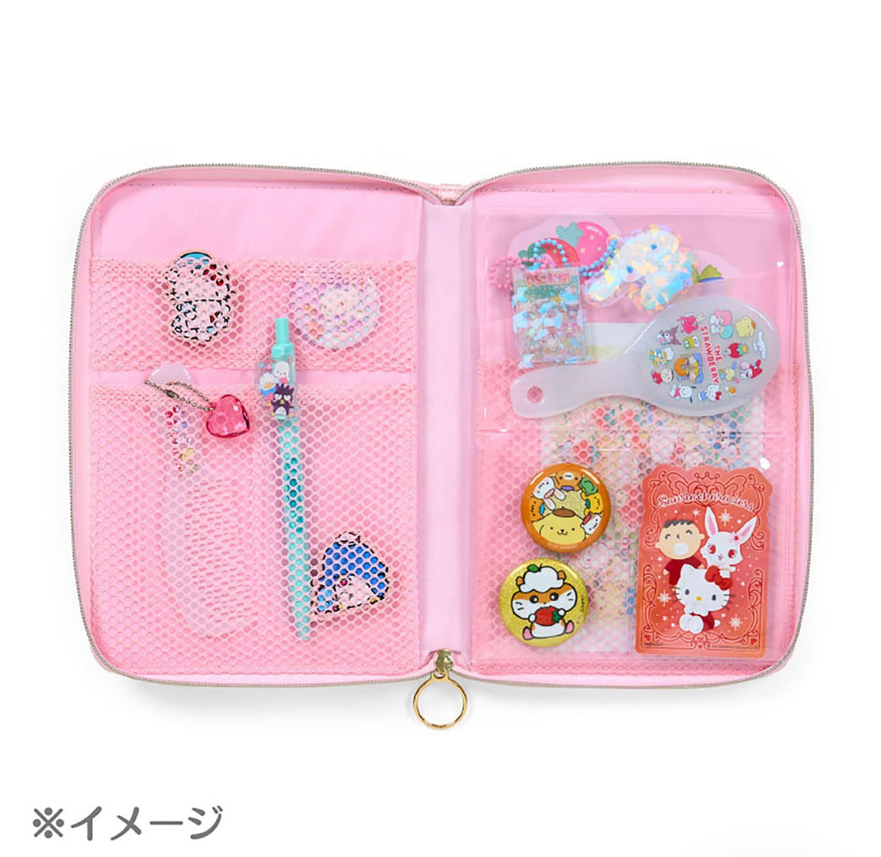 SANRIO MULTI-PURPOSE CASE (ICHIGO NEWSPAPER 50TH ANNIVERSARY)