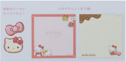 SANRIO ORIGINAL HELLO KITTY SQUARE MEMO PAD CHOCOLATE