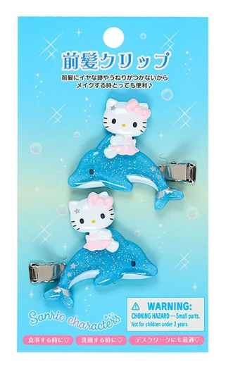 SANRIO ORIGINAL HELLO KITTY SHINY DOLPHIN BANGS CLIP