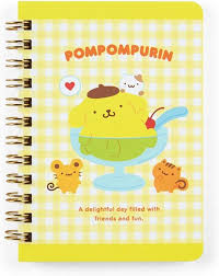 SANRIO JAPAN ORIGINAL POMPOMPURIN B7 RING NOTEBOOK