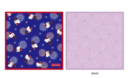 SANRIO HELLO KITTY JAPANESE WRAPPING CLOTH HANABI