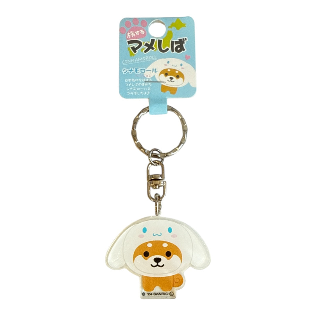 SANRIO CINNAMOROLL COSTUME SHIBA INU ACRYLIC KEYCHAIN