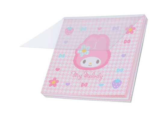 SANRIO ORIGINAL MY MELODY MEMO PAD Y2K HOUNDSTOOTH