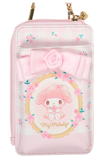 SANRIO ORIGINAL MY MELODY CELL PHONE SHOULDER BAG DOLLY ROSE