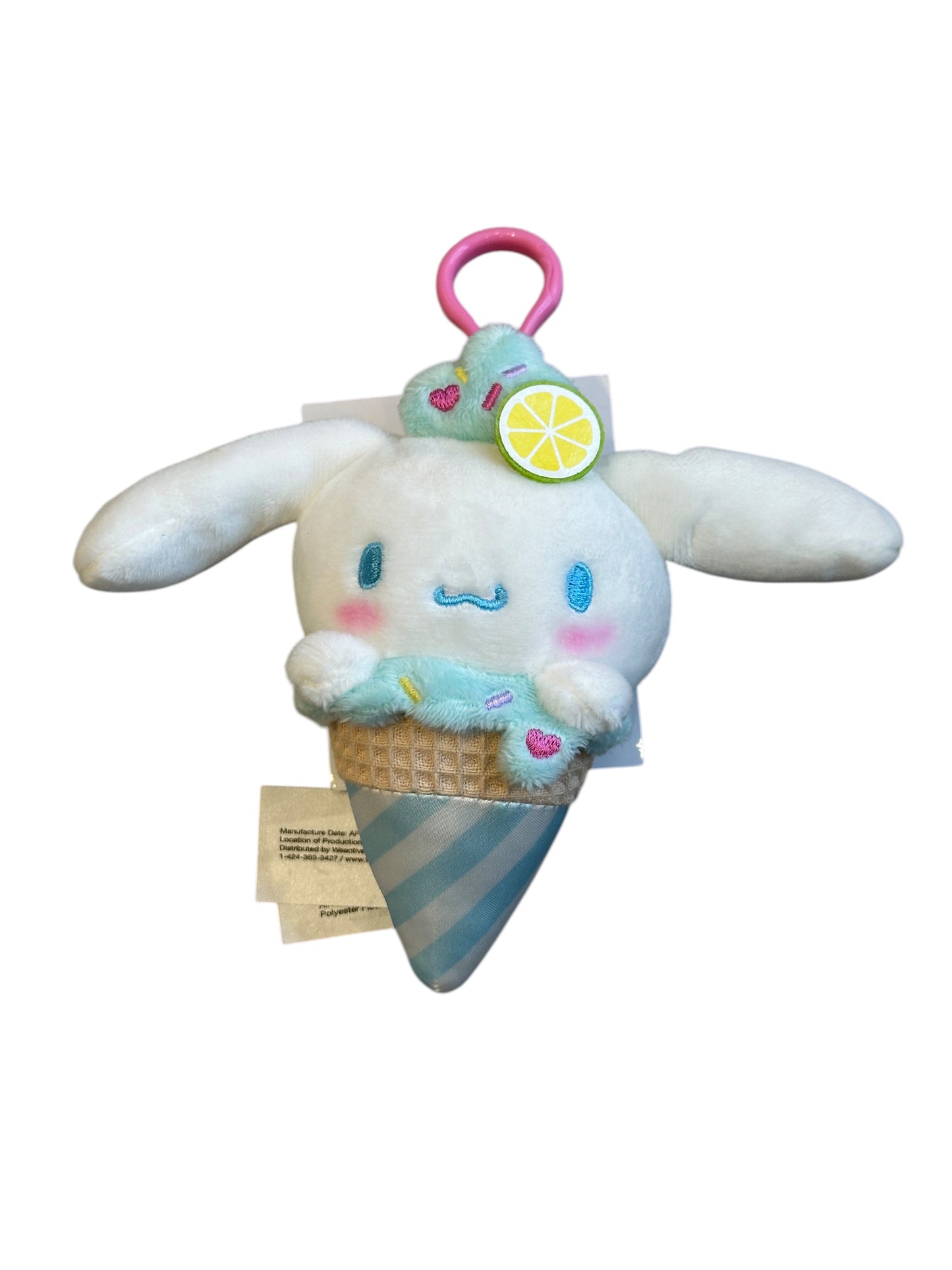 SANRIO CINNAMOROLL MASCOT CLIP ICE CREAM