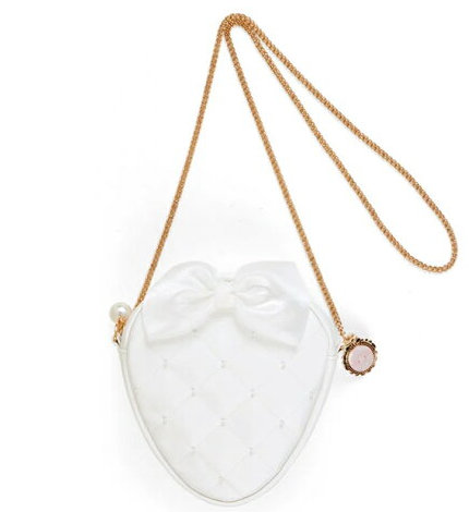 SANRIO JAPAN ORIGINAL MY MELODY  WHITE STRAWBERRY TEA TIME CROSS BODY BAG