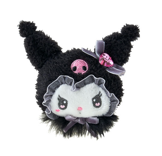 SANRIO ORIGINAL KUROMI FACE-SHAPED HAIR CLIP  MELOUSA ROMIUSA