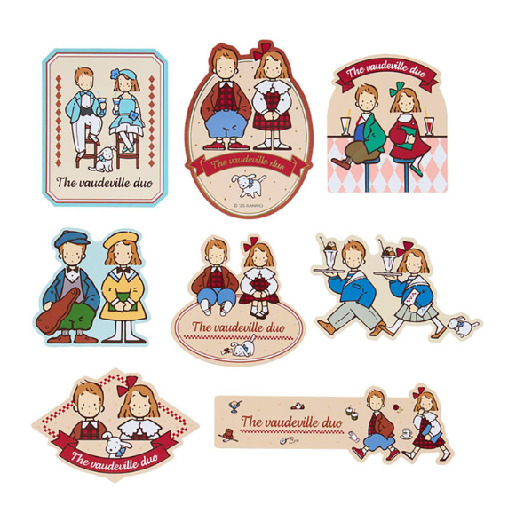 SANRIO ORIGINAL THE VAUDEVILLE DUO STICKER SET (COUPLE LOOKBOOK)