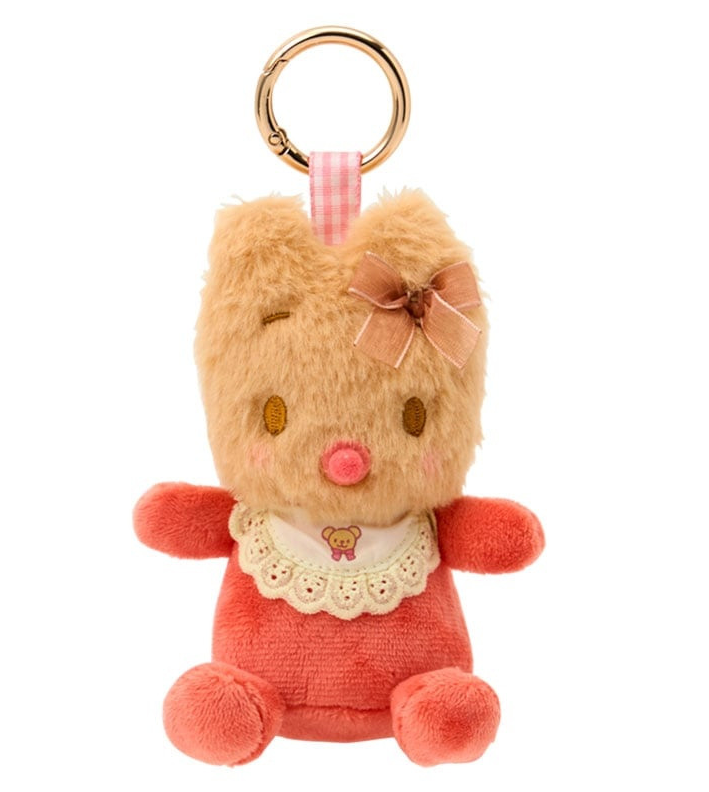 SANRIO ORIGINAL MARRON CREAM MASCOT HOLDER BAG CHARM (BABY RIBBON FLUFFY)