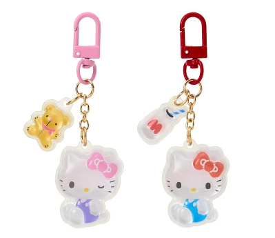 SANRIO ORIGINAL HELLO KITTY KEYCHAIN SET SMILEY DUOS