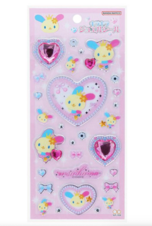 SANRIO ORIGINAL USAHANA Y2K BALLET CORE SPARKLING JEWEL STICKER
