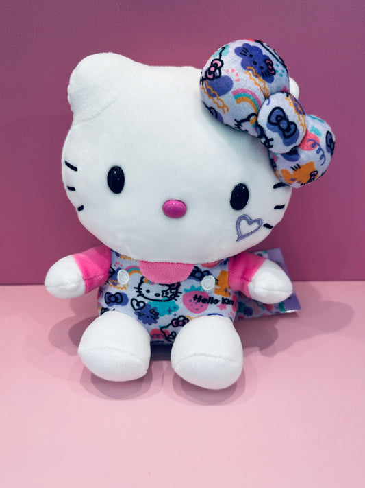 HELLO KITTY 7 INCH PLUSH COLORFUL GRAFFITI