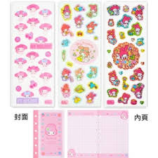 SANRIOJAPAN ORIGINAL CHARACTERS STICKER WITH COLLECTOR BOOK