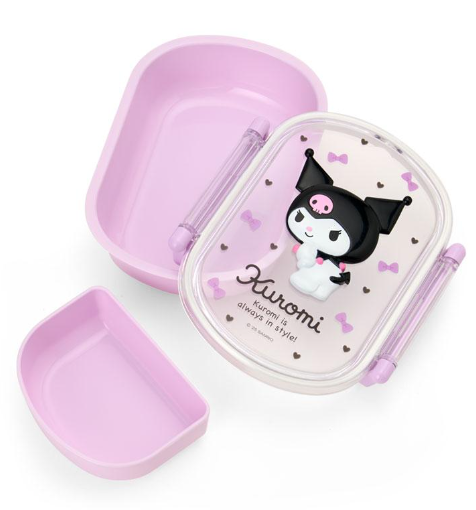 SANRIO ORIGINAL KUROMI BENTO LUNCH BOX (360 ML) PURPLE RIBBON