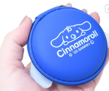 SANRIO ORIGINAL CINNAMOROLL MINI ROUND ACCESSORY POUCH DEEP BLUE