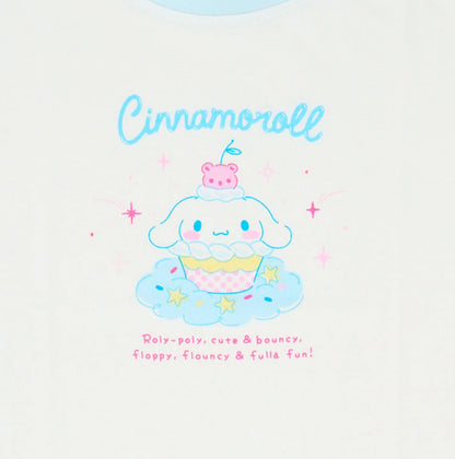 SANRIO CINNAMOROLL WHITE KIDS TSHIRT (130 CM)