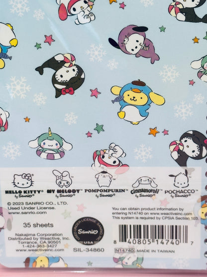 SANRIO CHARACTERS MINI SPIRAL NOTEBOOK ICE ISLAND / 20