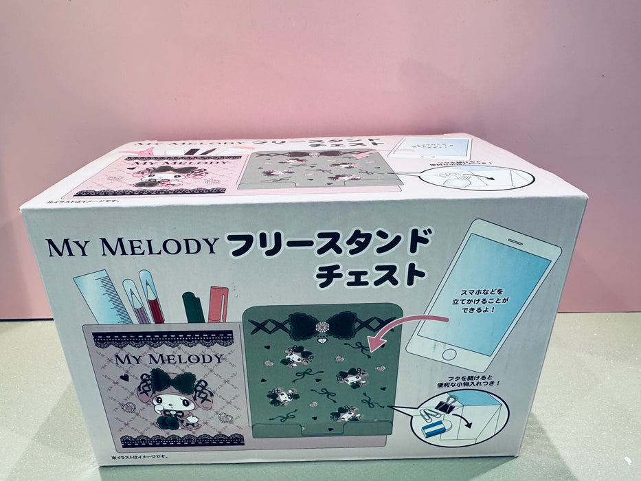 SANRIO JAPAN ORIGINAL MY MELODY DESK TOP ORGANIZER BOX / CELL PHONE STAND