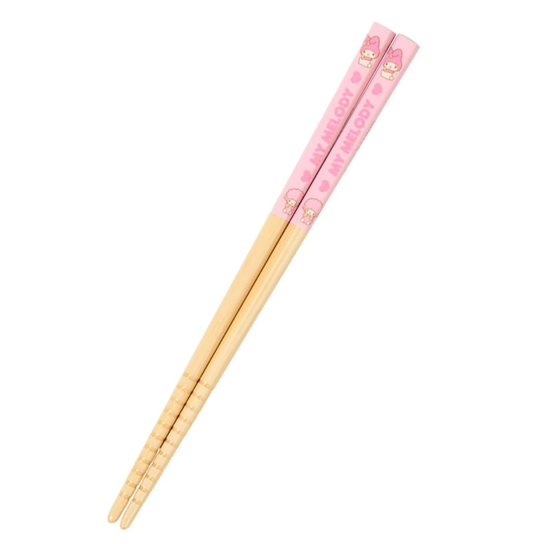 SANRIO ORIGINAL MY MELODY BAMBOO CHOPSTICKS 16.5CM