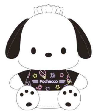SANRIO POCHACCO 8 IN NEON PLUSH