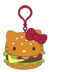 SANRIO HELLO KITTY BURGER SHOP MASCOT CLIP / PLUSH