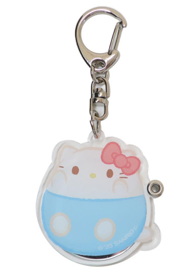 SANRIO JAPAN ORIGINAL HELLO KITTY MINI HAND MIRROR KEYCHAIN