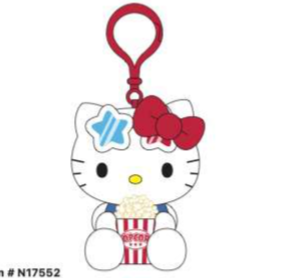 SANRIO HELLO KITTY MASCOT CLIP ON MOVIE THEATER